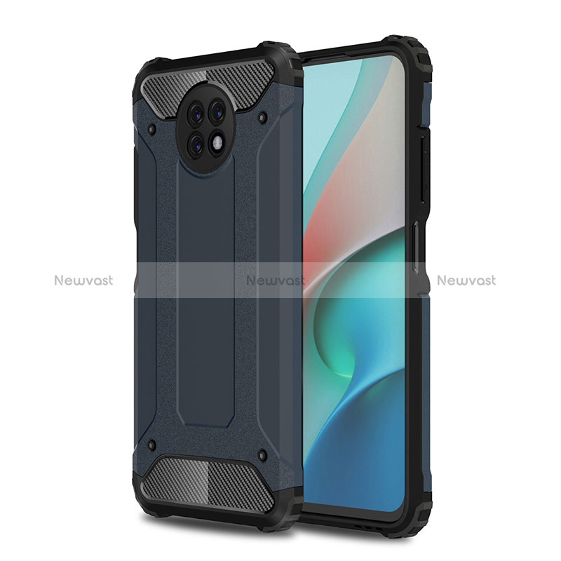 Silicone Matte Finish and Plastic Back Cover Case WL1 for Xiaomi Redmi Note 9 5G