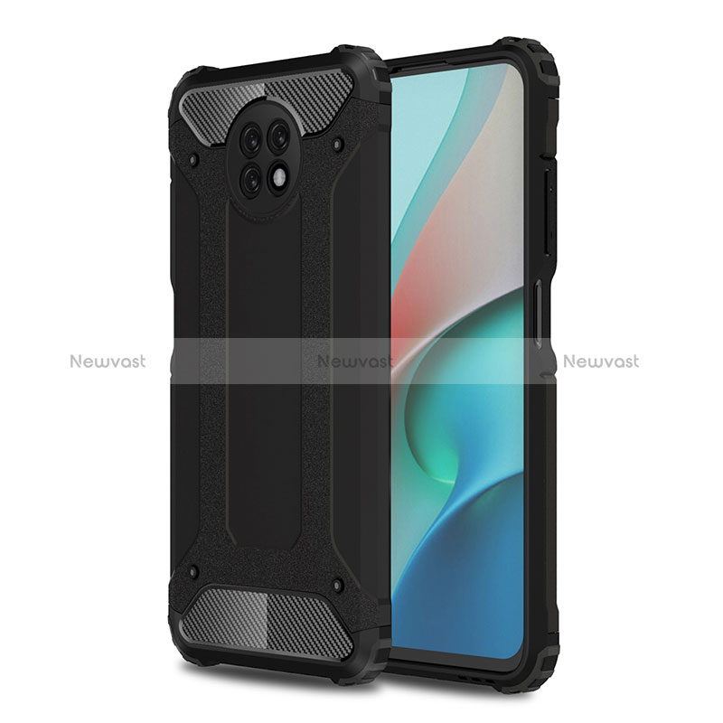 Silicone Matte Finish and Plastic Back Cover Case WL1 for Xiaomi Redmi Note 9 5G