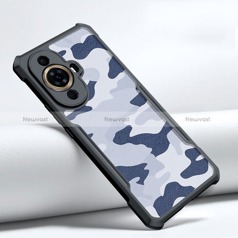 Silicone Matte Finish and Plastic Back Cover Case XD1 for Huawei Nova 11 Pro