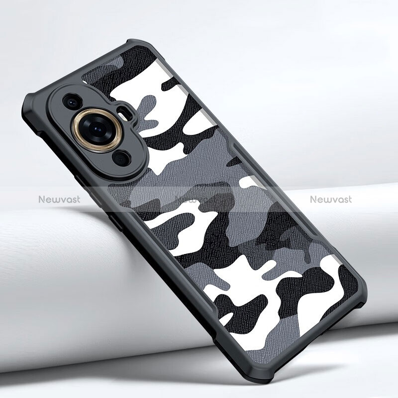 Silicone Matte Finish and Plastic Back Cover Case XD1 for Huawei Nova 11 Pro