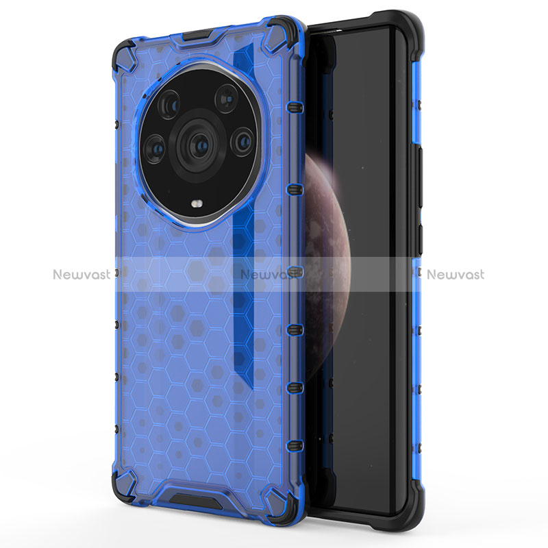 Silicone Transparent Frame Case Cover 360 Degrees AM1 for Huawei Honor Magic3 Pro+ Plus 5G