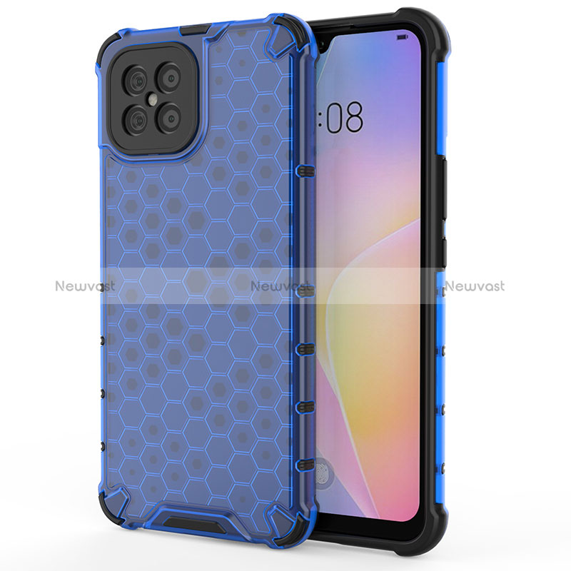 Silicone Transparent Frame Case Cover 360 Degrees AM1 for Huawei Nova 8 SE 4G