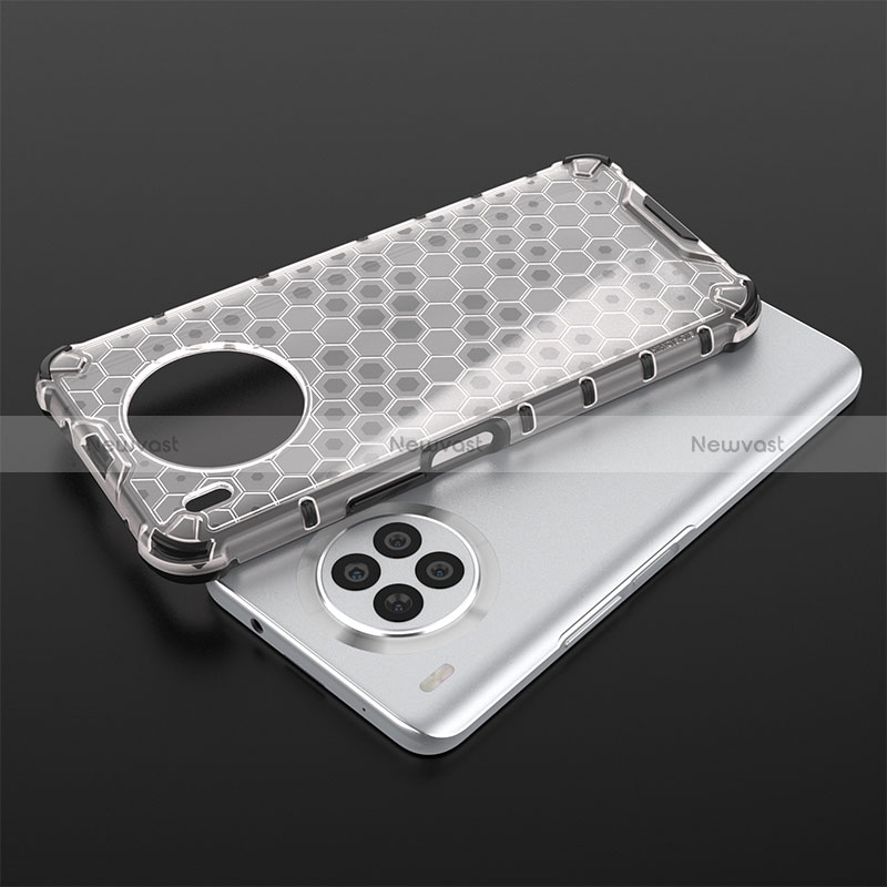 Silicone Transparent Frame Case Cover 360 Degrees AM1 for Huawei Nova 8i