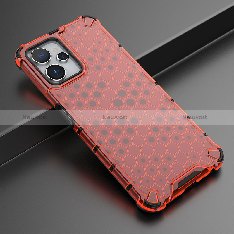 Silicone Transparent Frame Case Cover 360 Degrees AM1 for Realme 10 5G