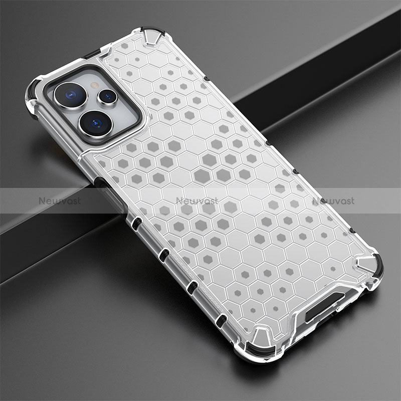 Silicone Transparent Frame Case Cover 360 Degrees AM1 for Realme 10T 5G