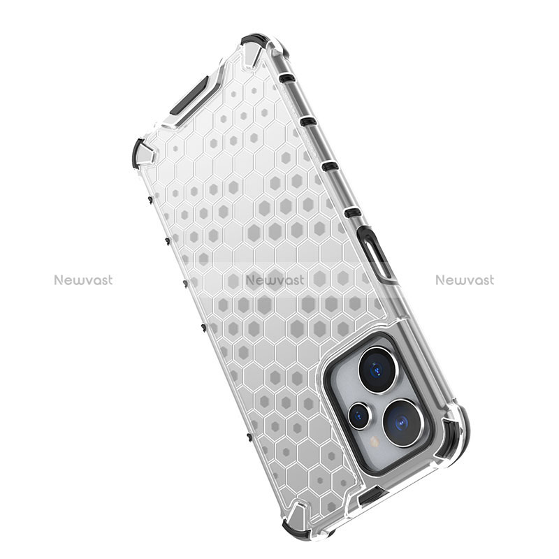 Silicone Transparent Frame Case Cover 360 Degrees AM1 for Realme 10T 5G