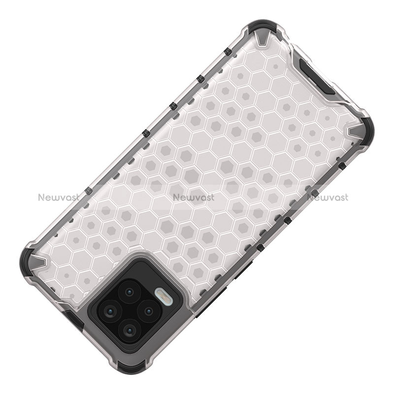 Silicone Transparent Frame Case Cover 360 Degrees AM1 for Realme 8 4G