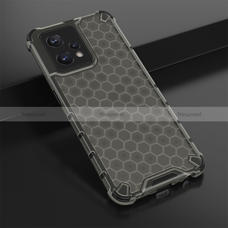 Silicone Transparent Frame Case Cover 360 Degrees AM1 for Realme 9 4G