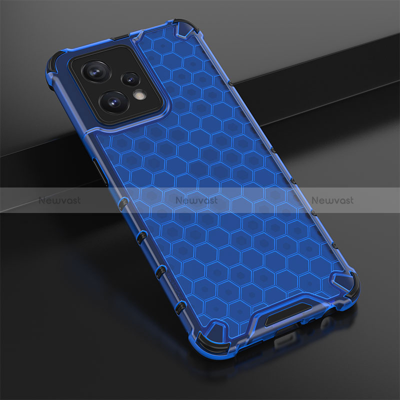 Silicone Transparent Frame Case Cover 360 Degrees AM1 for Realme 9 4G