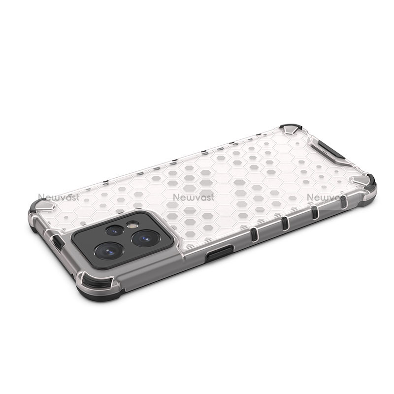 Silicone Transparent Frame Case Cover 360 Degrees AM1 for Realme 9 4G