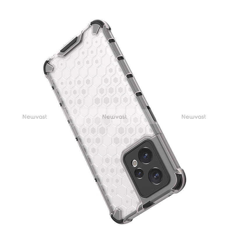 Silicone Transparent Frame Case Cover 360 Degrees AM1 for Realme 9 4G