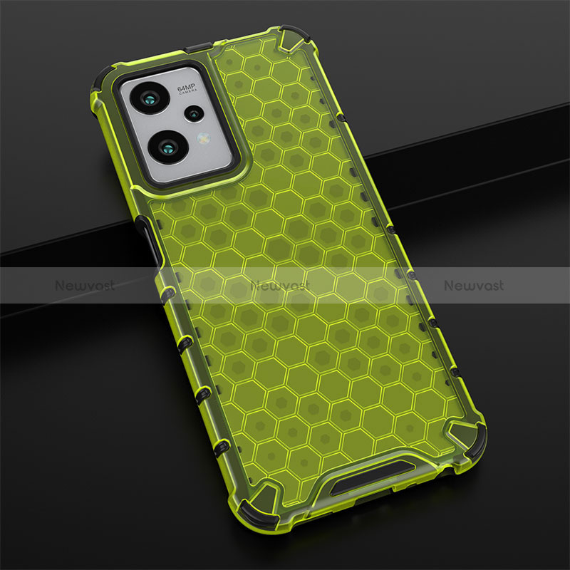 Silicone Transparent Frame Case Cover 360 Degrees AM1 for Realme 9 Pro 5G Green