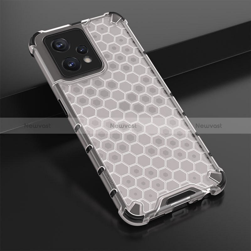 Silicone Transparent Frame Case Cover 360 Degrees AM1 for Realme 9 Pro+ Plus 5G