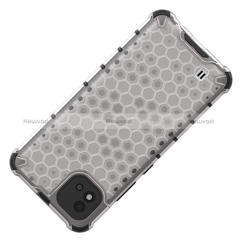 Silicone Transparent Frame Case Cover 360 Degrees AM1 for Realme C11 (2021)