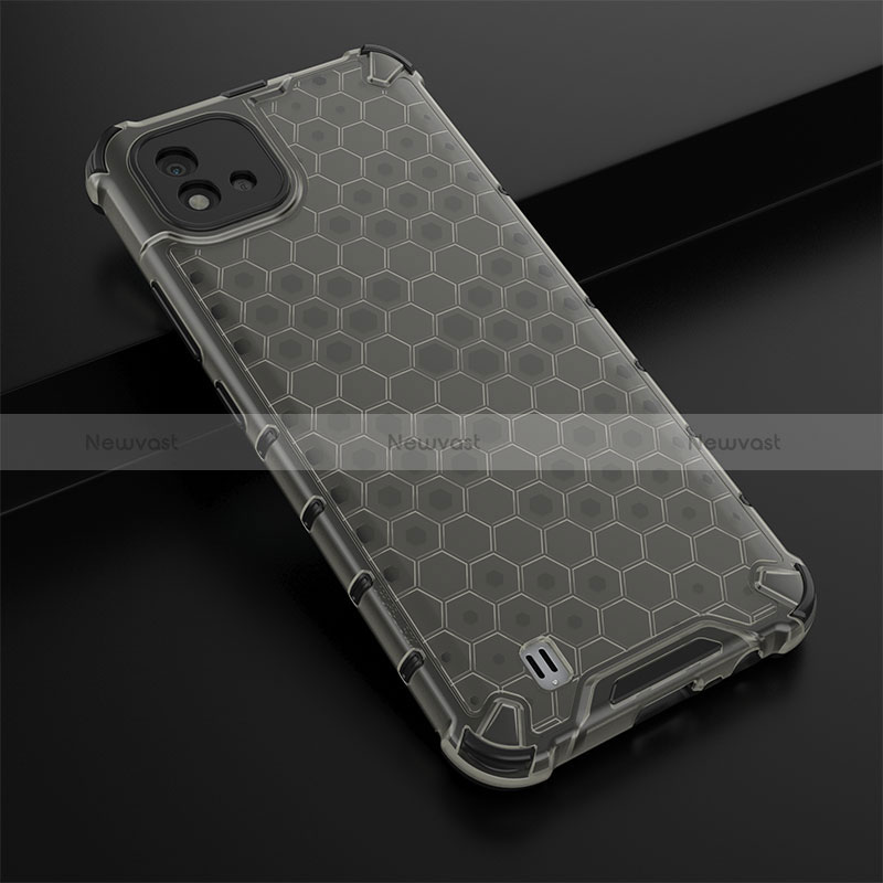 Silicone Transparent Frame Case Cover 360 Degrees AM1 for Realme C20