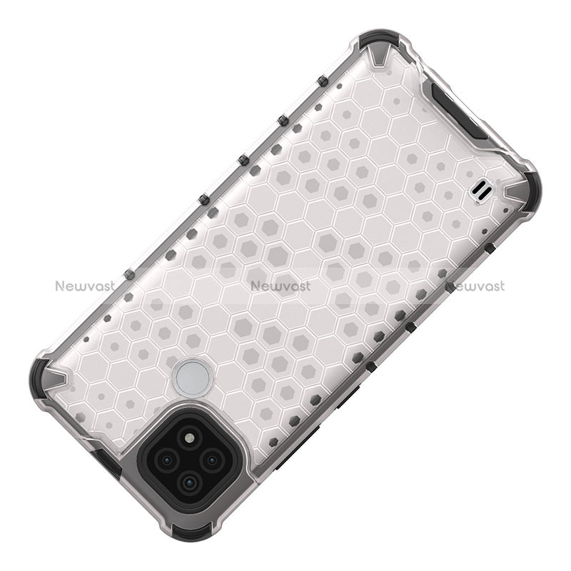 Silicone Transparent Frame Case Cover 360 Degrees AM1 for Realme C21