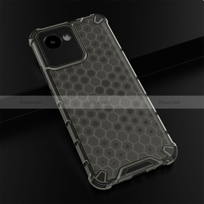 Silicone Transparent Frame Case Cover 360 Degrees AM1 for Realme C30