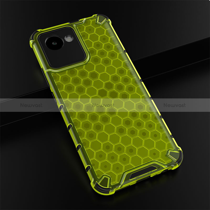 Silicone Transparent Frame Case Cover 360 Degrees AM1 for Realme C30