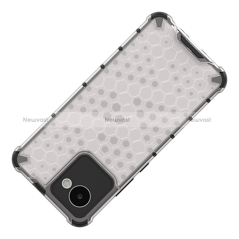 Silicone Transparent Frame Case Cover 360 Degrees AM1 for Realme C30