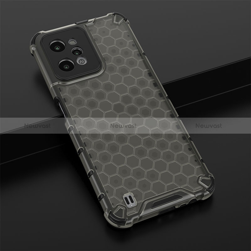 Silicone Transparent Frame Case Cover 360 Degrees AM1 for Realme C31