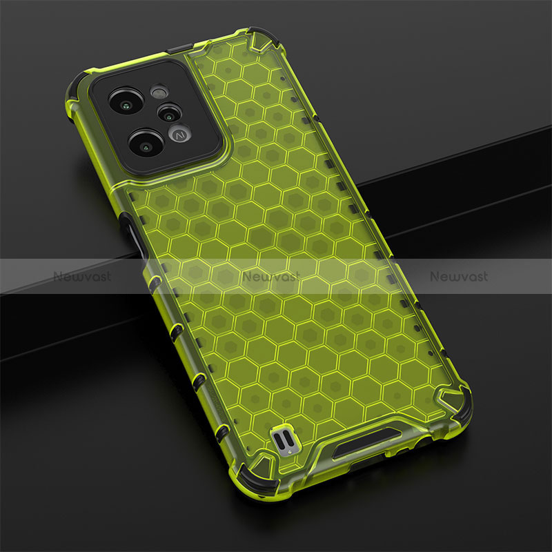 Silicone Transparent Frame Case Cover 360 Degrees AM1 for Realme C31