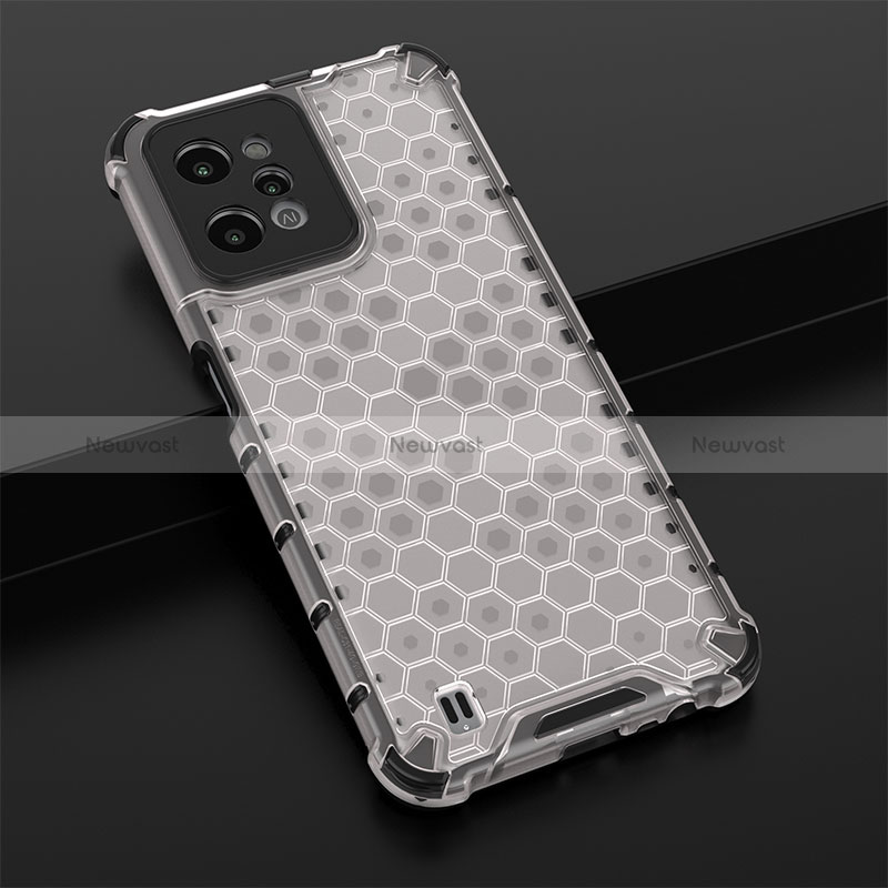 Silicone Transparent Frame Case Cover 360 Degrees AM1 for Realme C31