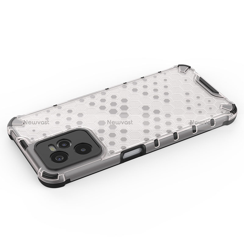 Silicone Transparent Frame Case Cover 360 Degrees AM1 for Realme C35