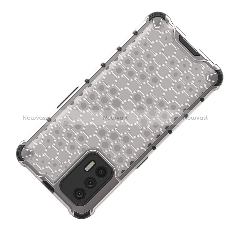 Silicone Transparent Frame Case Cover 360 Degrees AM1 for Realme GT Master 5G