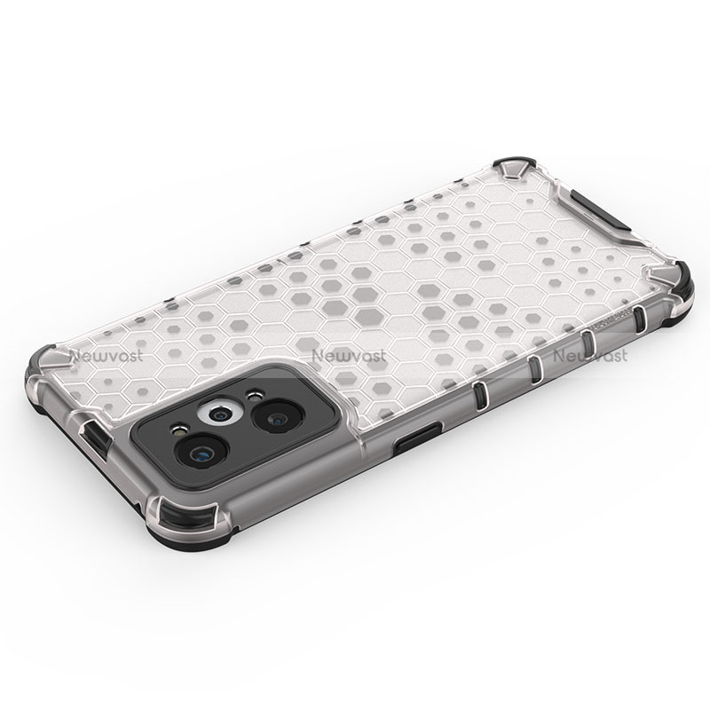 Silicone Transparent Frame Case Cover 360 Degrees AM1 for Realme GT Neo2 5G