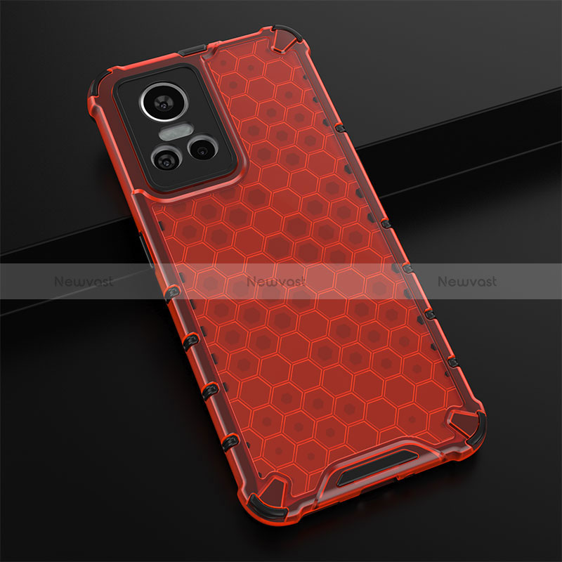 Silicone Transparent Frame Case Cover 360 Degrees AM1 for Realme GT Neo3 5G