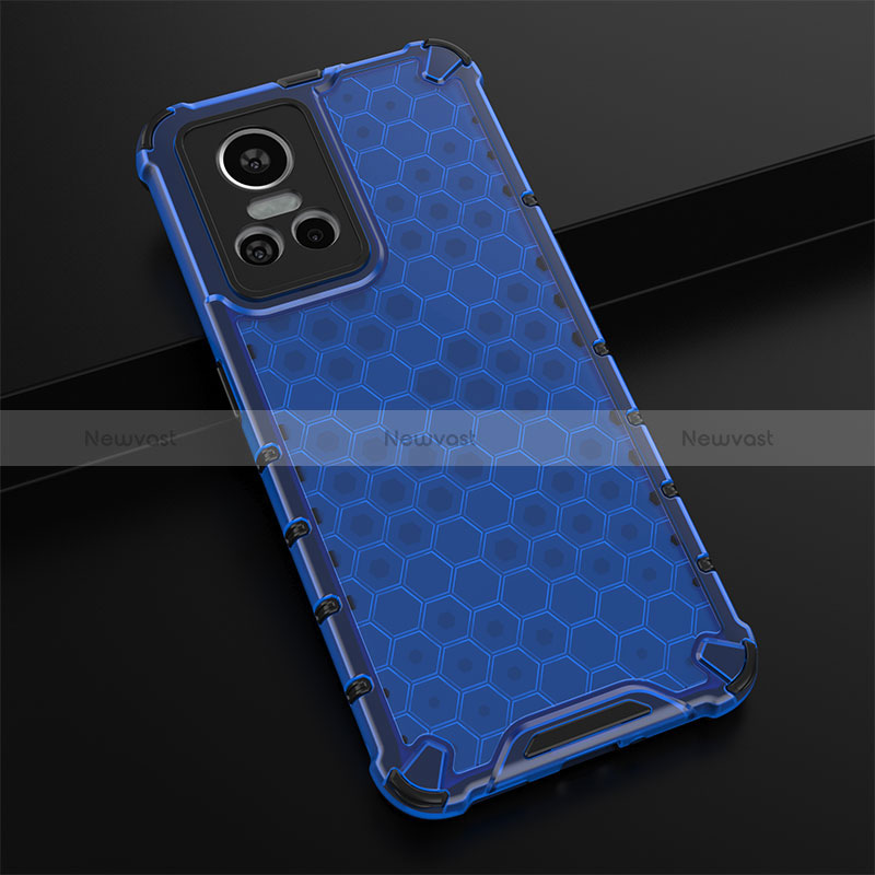 Silicone Transparent Frame Case Cover 360 Degrees AM1 for Realme GT Neo3 5G