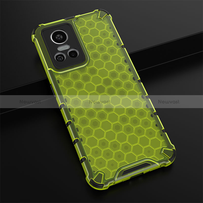 Silicone Transparent Frame Case Cover 360 Degrees AM1 for Realme GT Neo3 5G