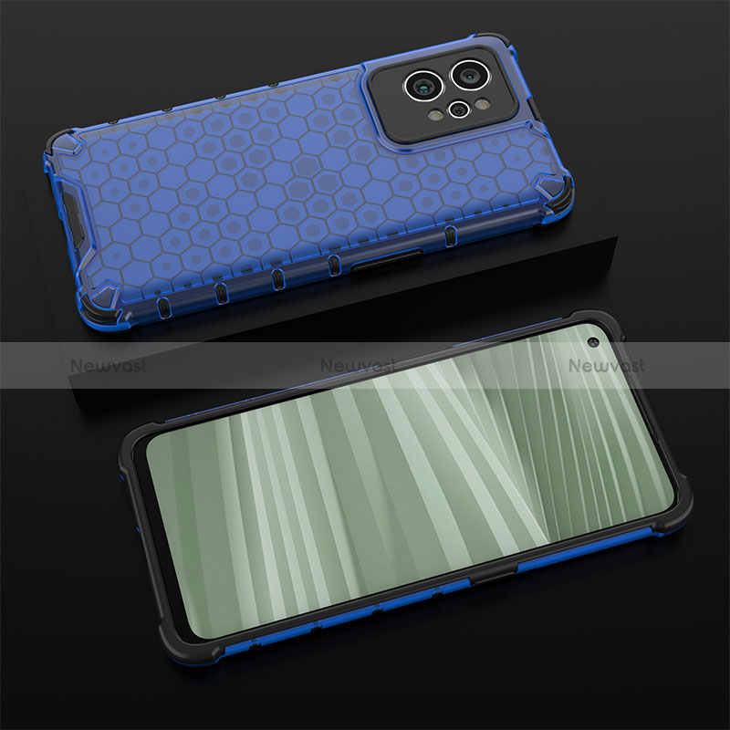 Silicone Transparent Frame Case Cover 360 Degrees AM1 for Realme GT2 Pro 5G