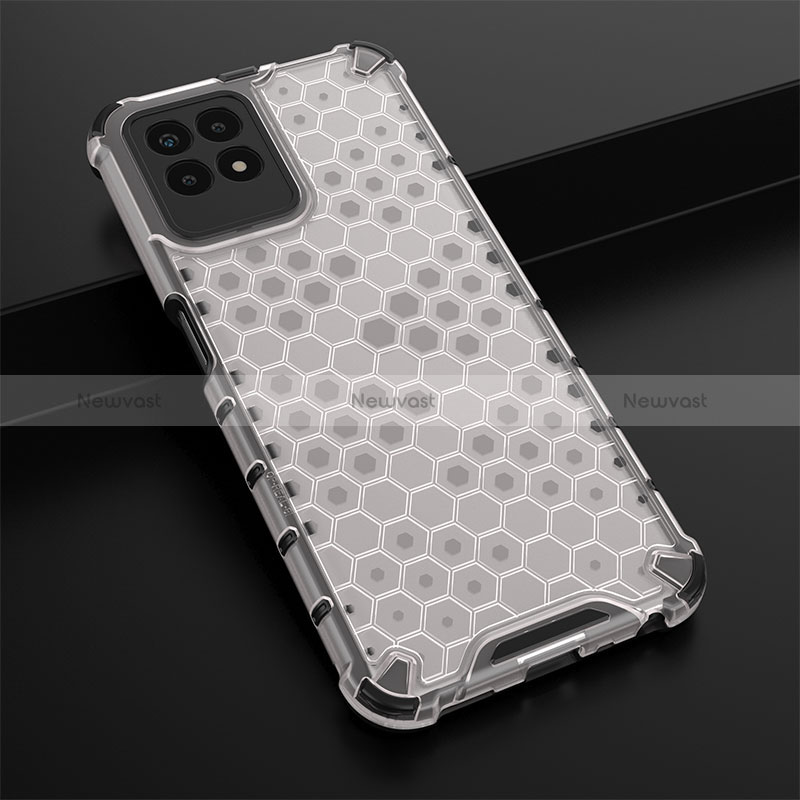 Silicone Transparent Frame Case Cover 360 Degrees AM1 for Realme Narzo 50 4G