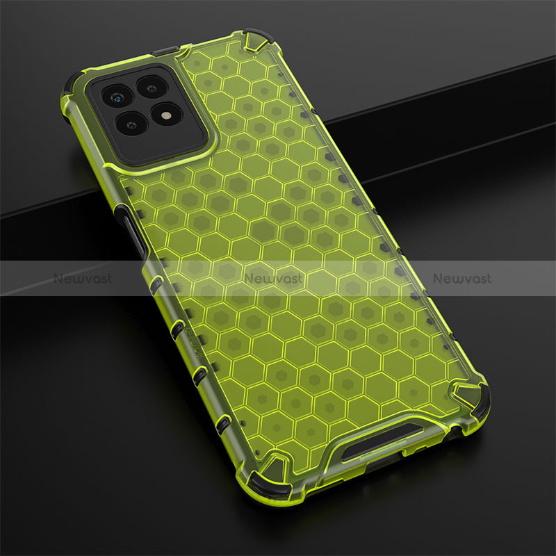 Silicone Transparent Frame Case Cover 360 Degrees AM1 for Realme Narzo 50 4G