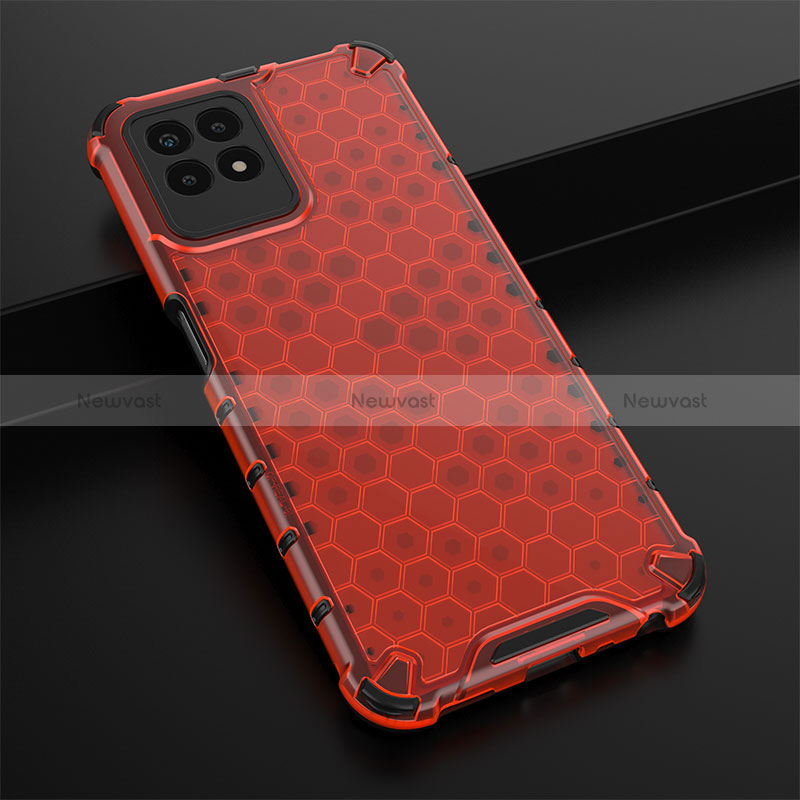 Silicone Transparent Frame Case Cover 360 Degrees AM1 for Realme Narzo 50 4G