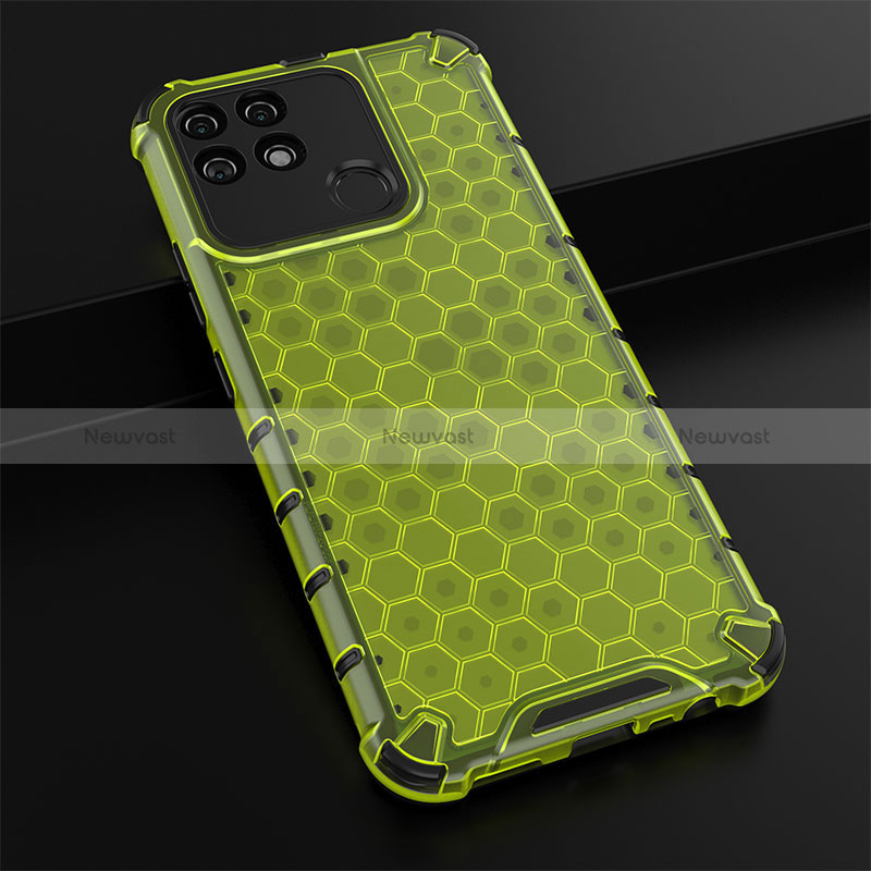 Silicone Transparent Frame Case Cover 360 Degrees AM1 for Realme Narzo 50A