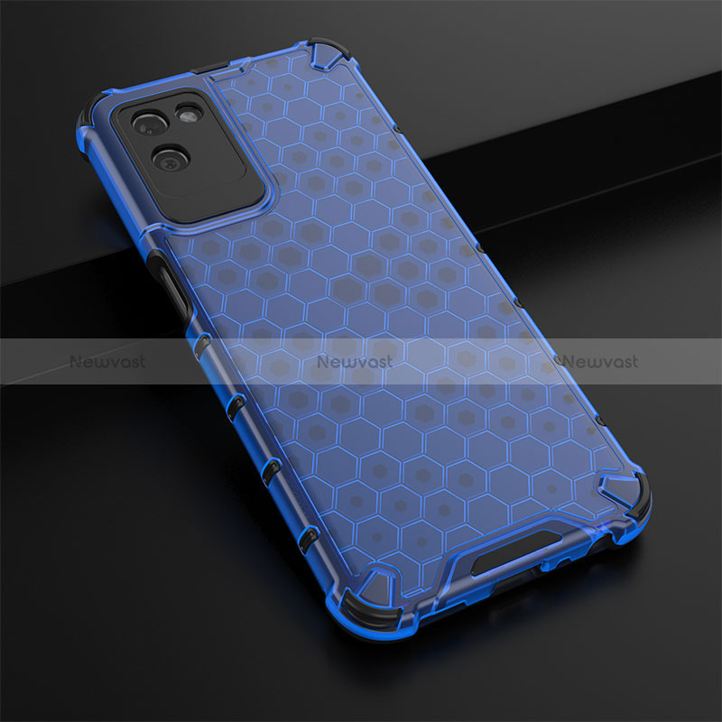 Silicone Transparent Frame Case Cover 360 Degrees AM1 for Realme V11 5G