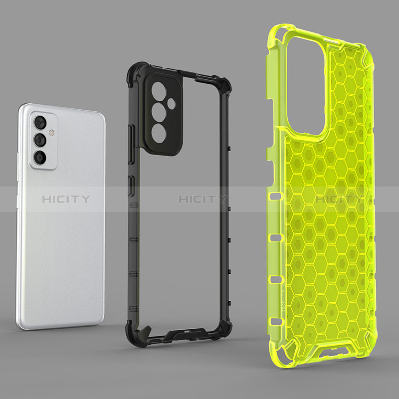 Silicone Transparent Frame Case Cover 360 Degrees AM1 for Samsung Galaxy A82 5G