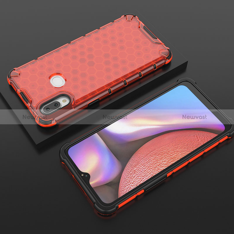 Silicone Transparent Frame Case Cover 360 Degrees AM1 for Samsung Galaxy M01s