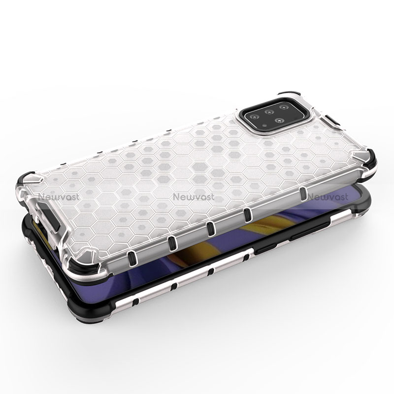 Silicone Transparent Frame Case Cover 360 Degrees AM1 for Samsung Galaxy M40S