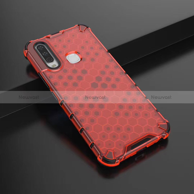 Silicone Transparent Frame Case Cover 360 Degrees AM1 for Vivo Y11