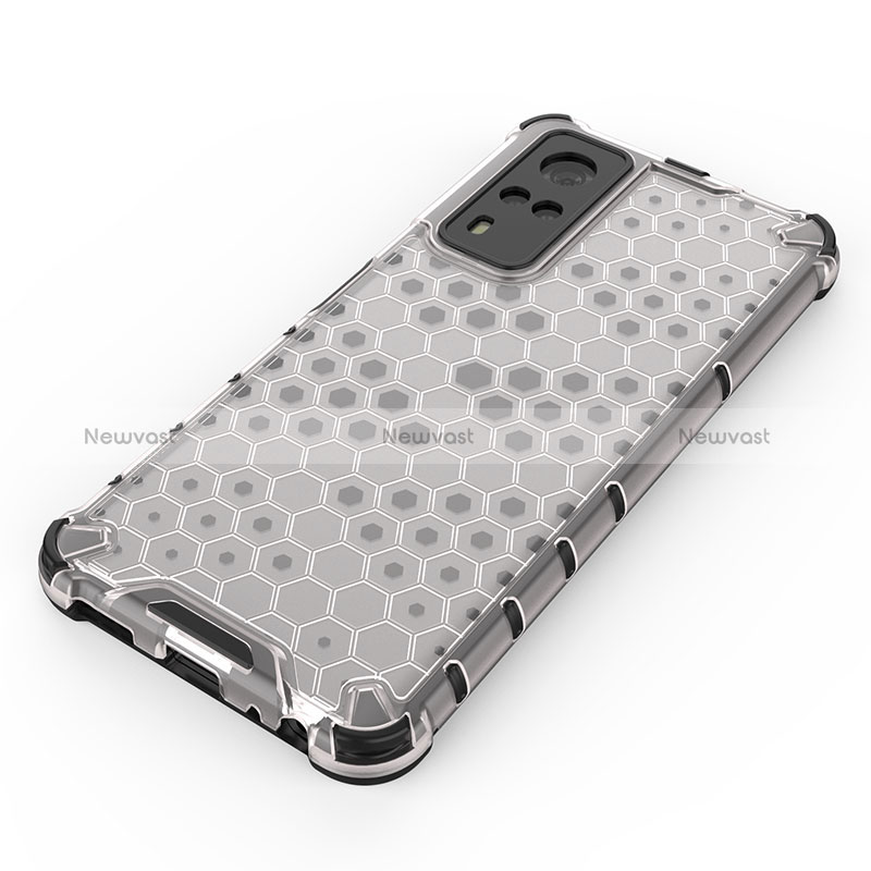 Silicone Transparent Frame Case Cover 360 Degrees AM1 for Vivo Y51 (2021)