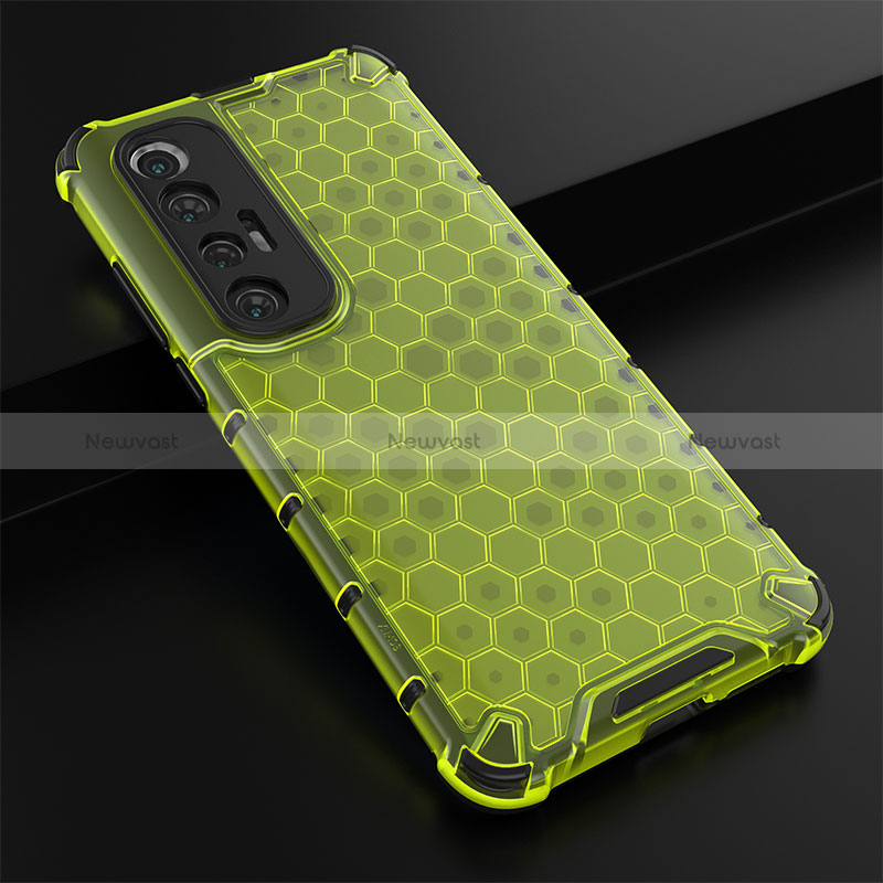 Silicone Transparent Frame Case Cover 360 Degrees AM1 for Xiaomi Mi 10S 5G