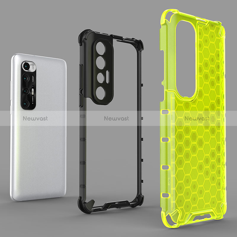 Silicone Transparent Frame Case Cover 360 Degrees AM1 for Xiaomi Mi 10S 5G