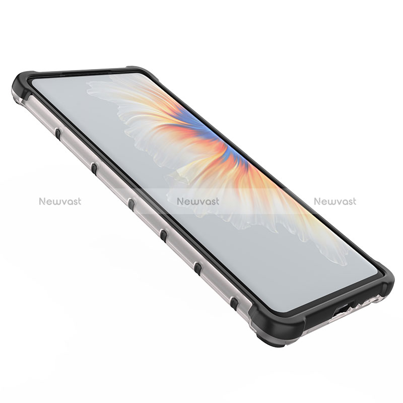 Silicone Transparent Frame Case Cover 360 Degrees AM1 for Xiaomi Mi Mix 4 5G