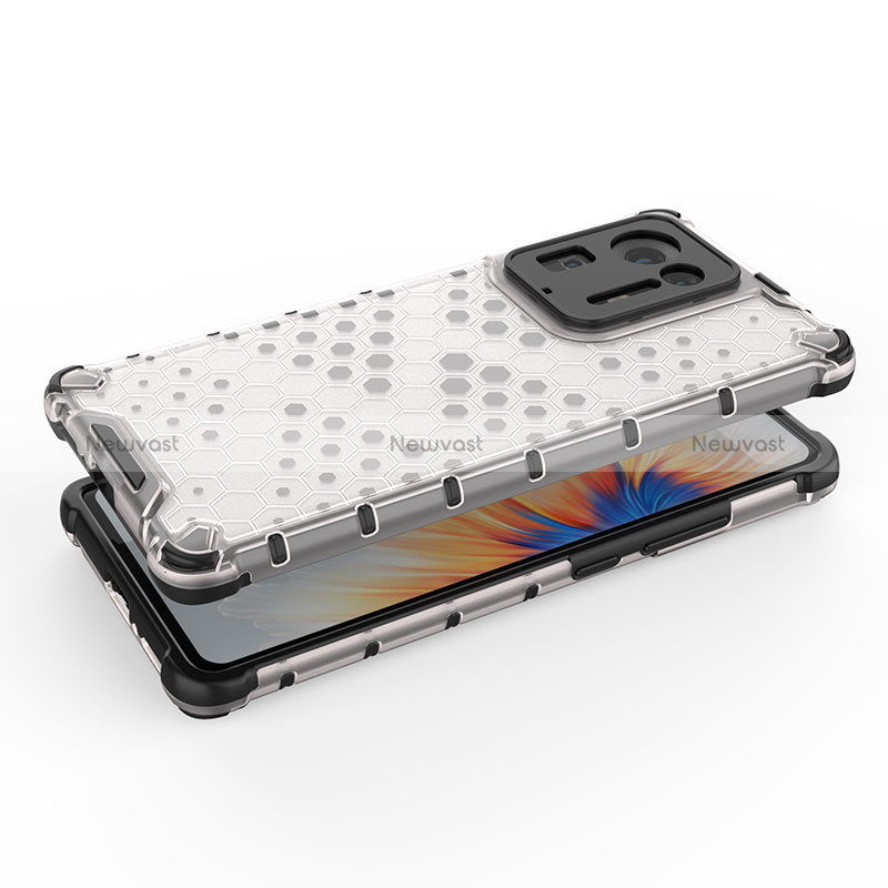 Silicone Transparent Frame Case Cover 360 Degrees AM1 for Xiaomi Mi Mix 4 5G