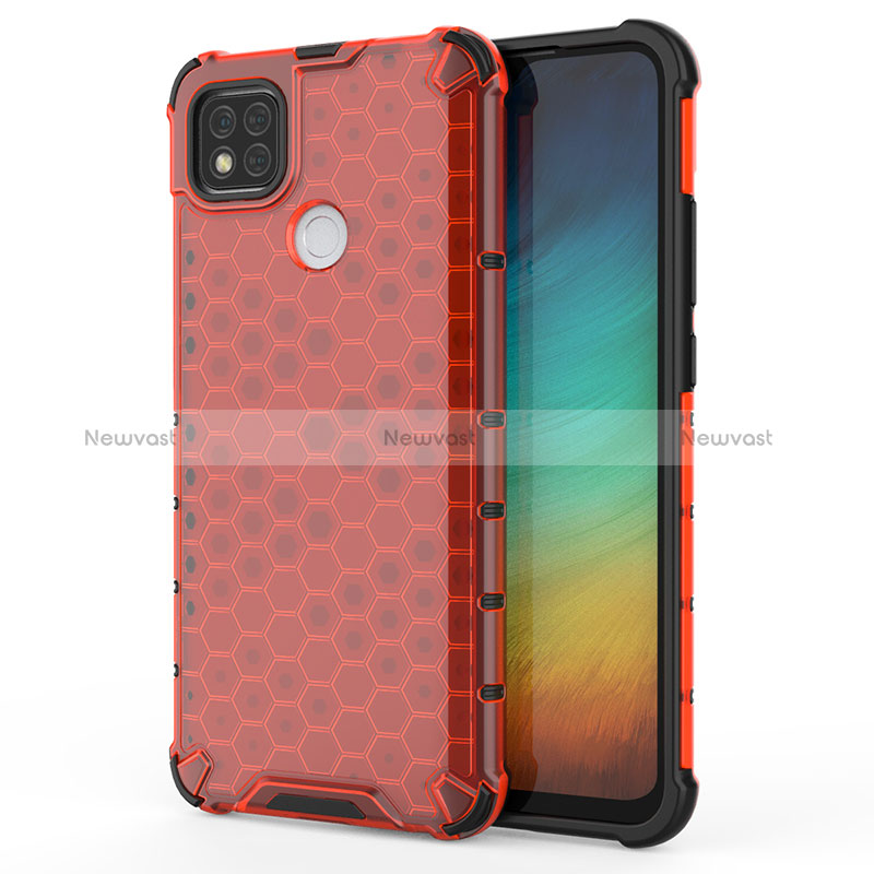 Silicone Transparent Frame Case Cover 360 Degrees AM1 for Xiaomi POCO C3