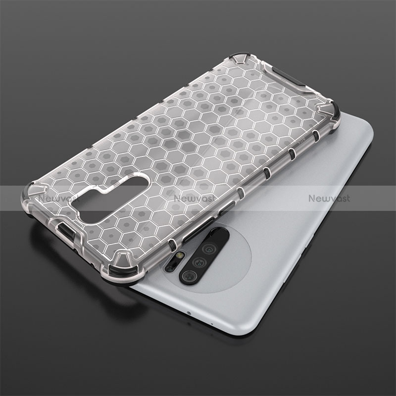 Silicone Transparent Frame Case Cover 360 Degrees AM1 for Xiaomi Poco M2