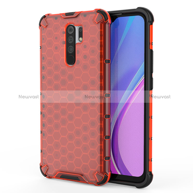 Silicone Transparent Frame Case Cover 360 Degrees AM1 for Xiaomi Poco M2